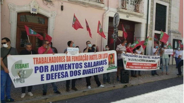 Trabalhadores da INATEL reclamam aumentos salariais e aplicação do Acordo de Empresa