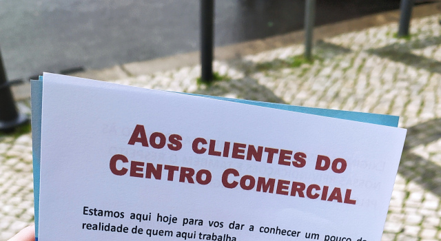 Denúncia de precariedade e baixos salários no Centro Comercial Vasco da Gama