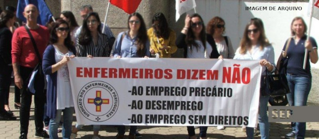 Há 600 enfermeiros com vínculo precário na região do Porto