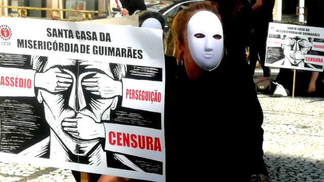 Trabalhadores em luta contra o assédio perseguição e repressão na Misericórdia de Guimarães 640