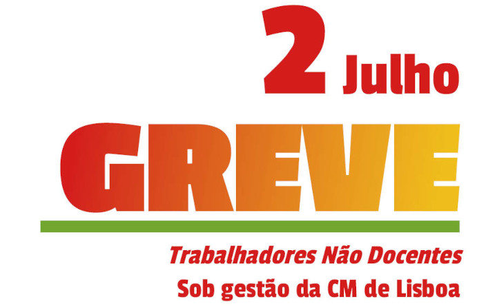 Trabalhadores não docentes das escolas de Lisboa em greve dia 2 de Julho