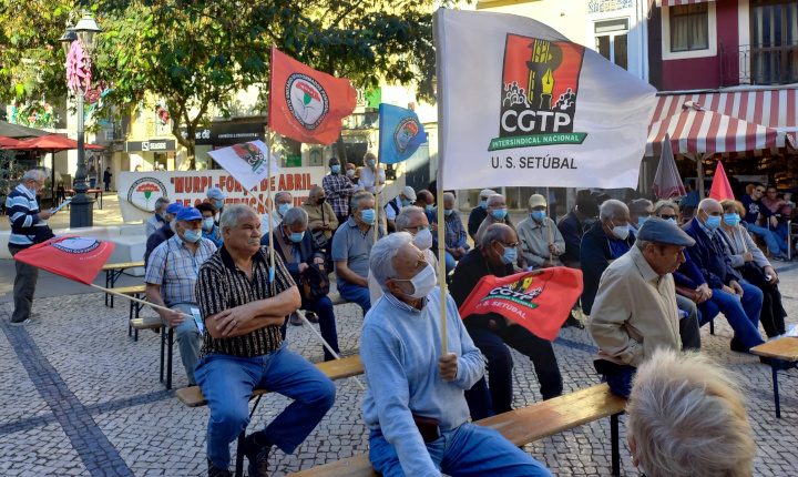 Jornada de Protesto e Luta de 22 de Outubro promovida pela Inter reformados