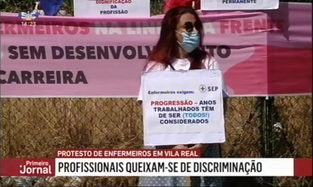 Protesto de enfermeiros em Vila Real 640
