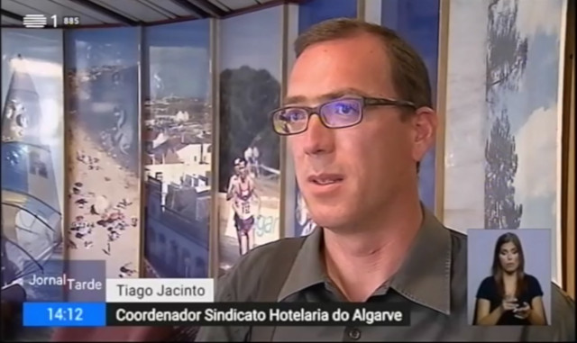Tiago Jacinto Sindicato Hotelaria Algarve