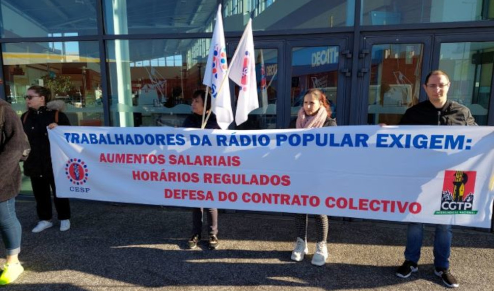 A união na luta dos trabalhadores da Rádio Popular colhe os primeiros frutos