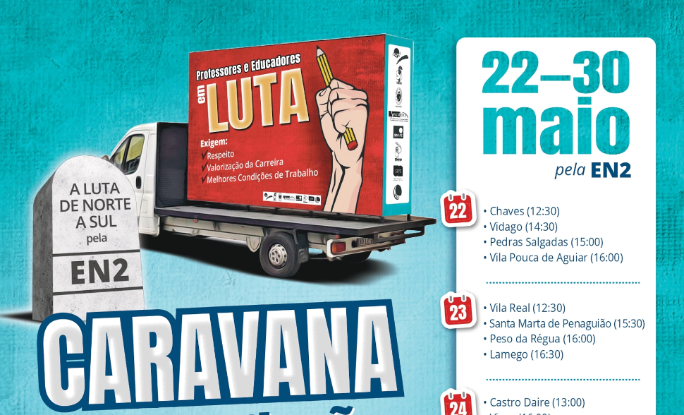  Percurso de 22 e 23 de Maio da Caravana 