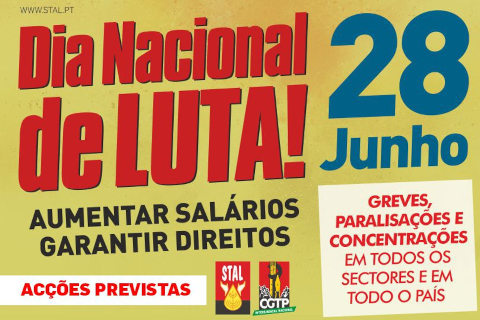 STAL promove acções por todo o País no Dia Nacional de Luta