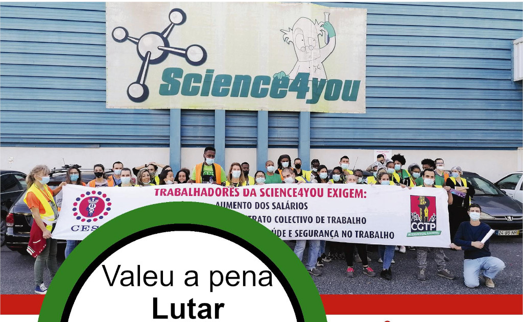 Valeu a pena lutar Trabalhadora reintegrada na Science4you