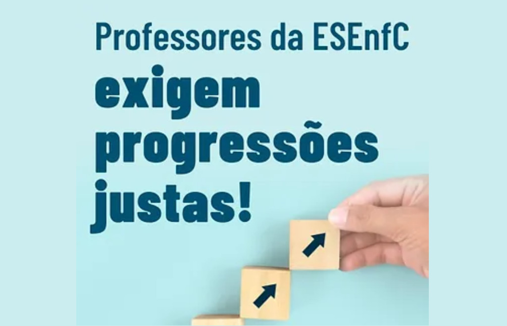 Concentração pela valorização salarial de docentes no Pólo A da ESEnfC