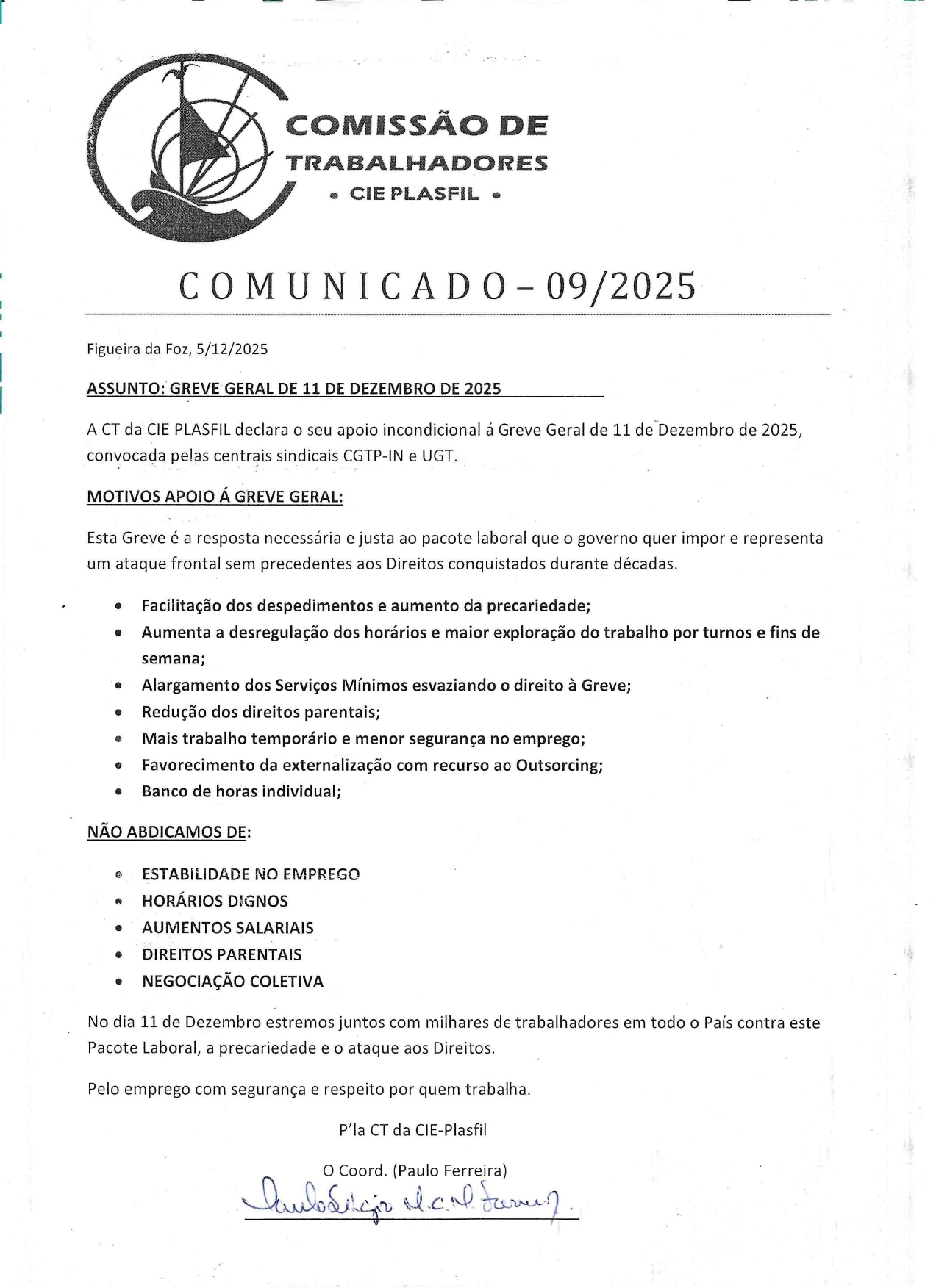 CT Plásfil apoio Greve Geral page 0001