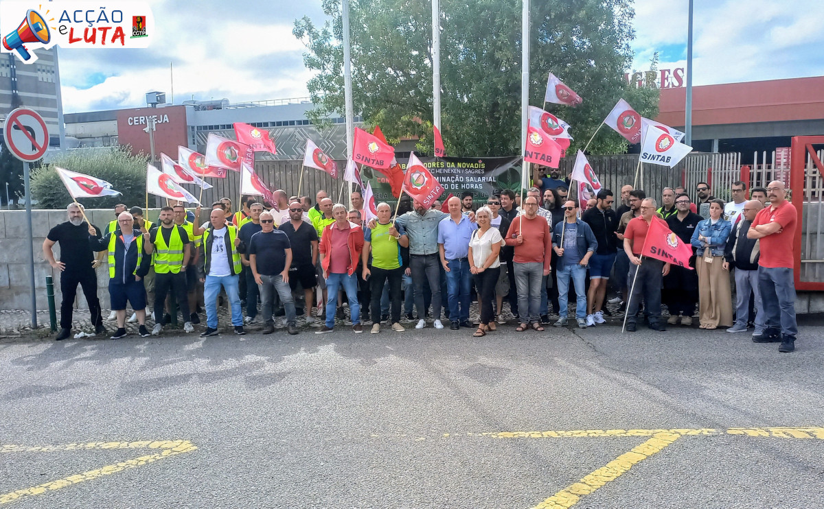 Greve dos Trabalhadores de todas as empresas do grupo SCC HEINEKEN