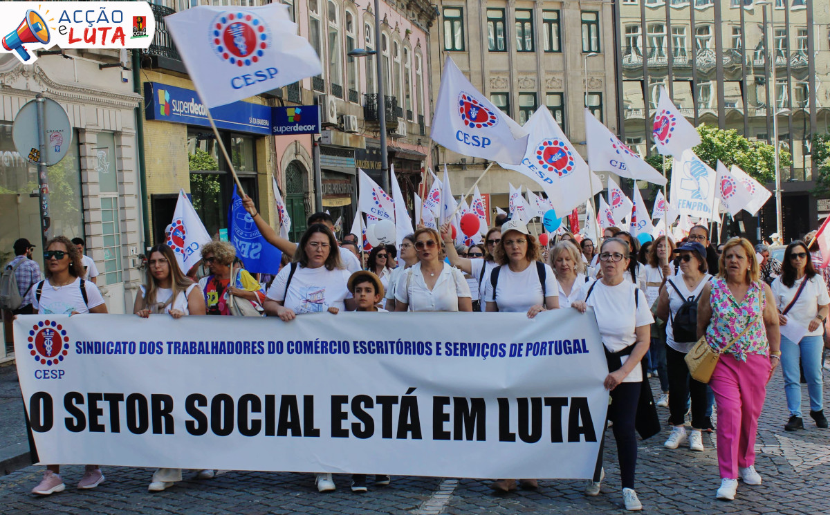 Greve dos trabalhadores das IPSS cesp