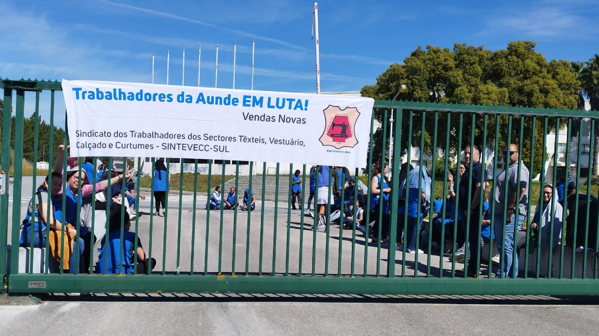 Trabalhadores da Aunde Portugal cumpriram uma greve 