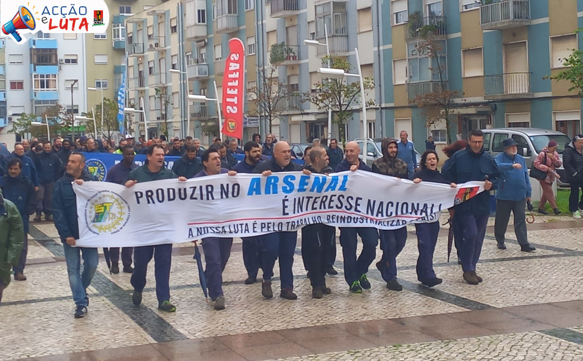 Trabalhadores do Arsenal do Alfeite