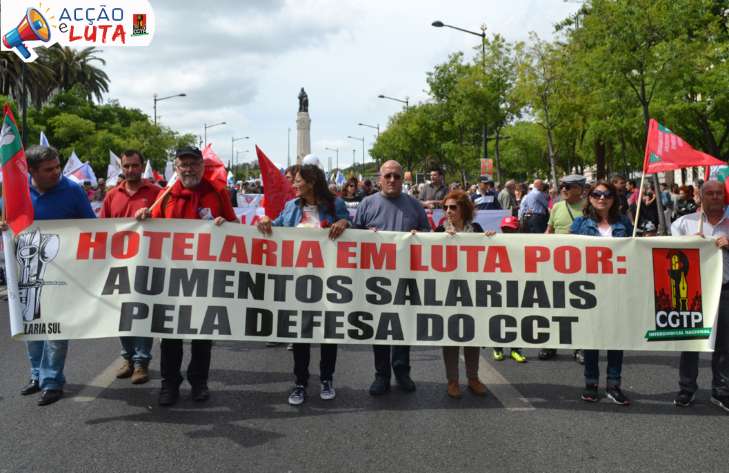 luta a porta da AHRESP