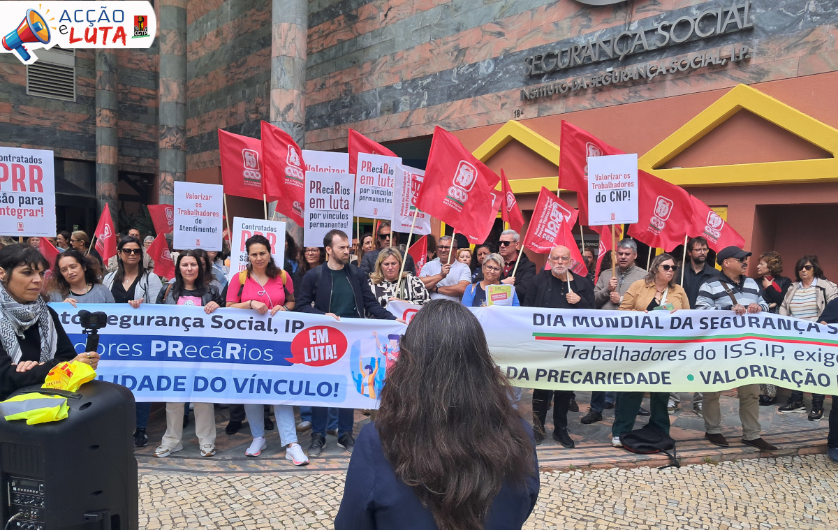 luta dos trabalhadores do ISS
