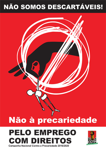 Cartazete nao a precariedade 2016 1