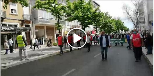 Desfile do 1º de Maio dos Anjos para a Alameda D. Afonso Henriques