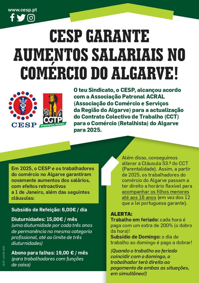 CESP Algarve Agreement Details 1
